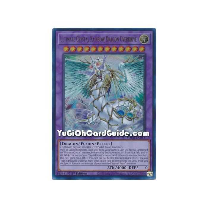 Ultimate Crystal Rainbow Dragon Overdrive (Ultra Rare) – Starter Deck Legend of the Crystal Beast | Carta YUGIOH en México