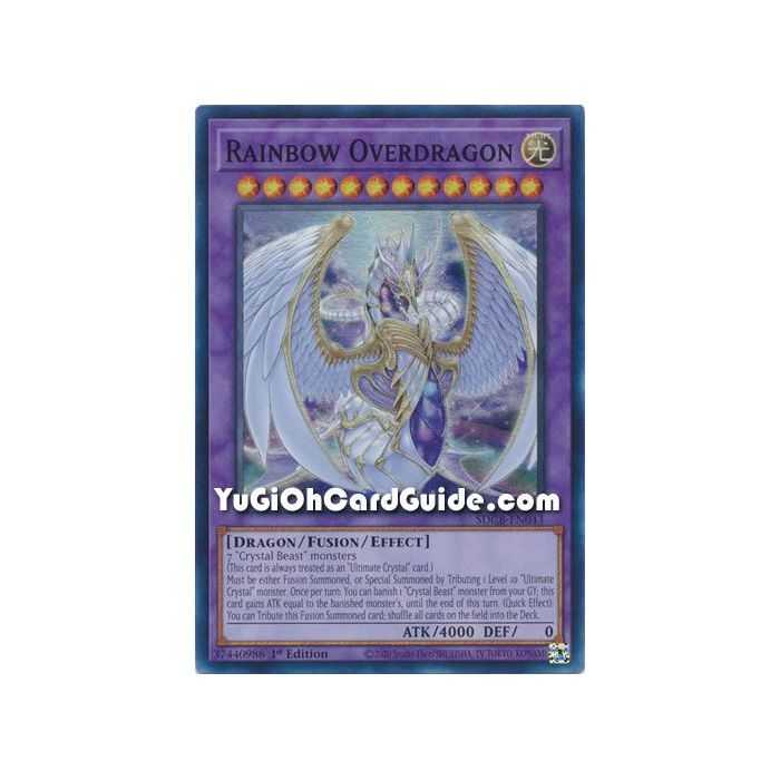 Rainbow Overdragon (Super Rare) – Starter Deck Legend of the Crystal Beast | Carta YUGIOH en México