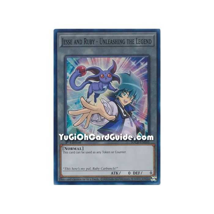Jesse and Ruby - Unleashing the Legend (Super Rare) – Starter Deck Legend of the Crystal Beast | Carta YUGIOH en México