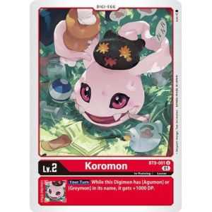 Koromon (Uncommon) – BT09 X Record | Carta DIGIMON en México
