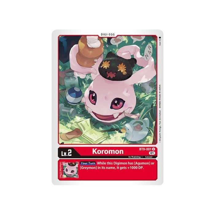 Koromon (Uncommon) – BT09 X Record | Carta DIGIMON en México