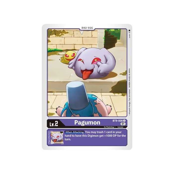 Pagumon  (Uncommon) – BT09 X Record | Carta DIGIMON en México