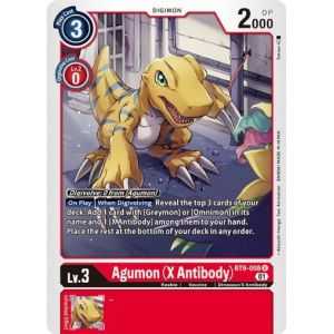Agumon  (X Antibody) (Uncommon) – BT09 X Record | Carta DIGIMON en México
