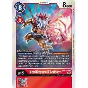 MetalGreymon (X Antibody) (Rare) – BT09 X Record | Carta DIGIMON en México