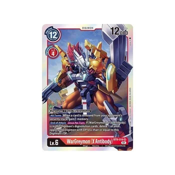 WarGreymon (X Antibody) (Super Rare) – BT09 X Record | Carta DIGIMON en México