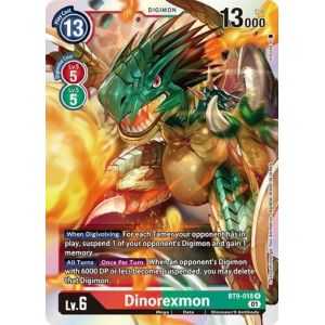 Dinorexmon (Rare) – BT09 X Record | Carta DIGIMON en México