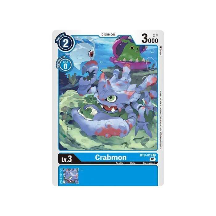 Crabmon (Common) – BT09 X Record | Carta DIGIMON en México