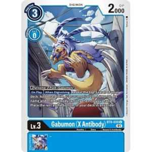 Gabumon (X Antibody) (Uncommon) – BT09 X Record | Carta DIGIMON en México