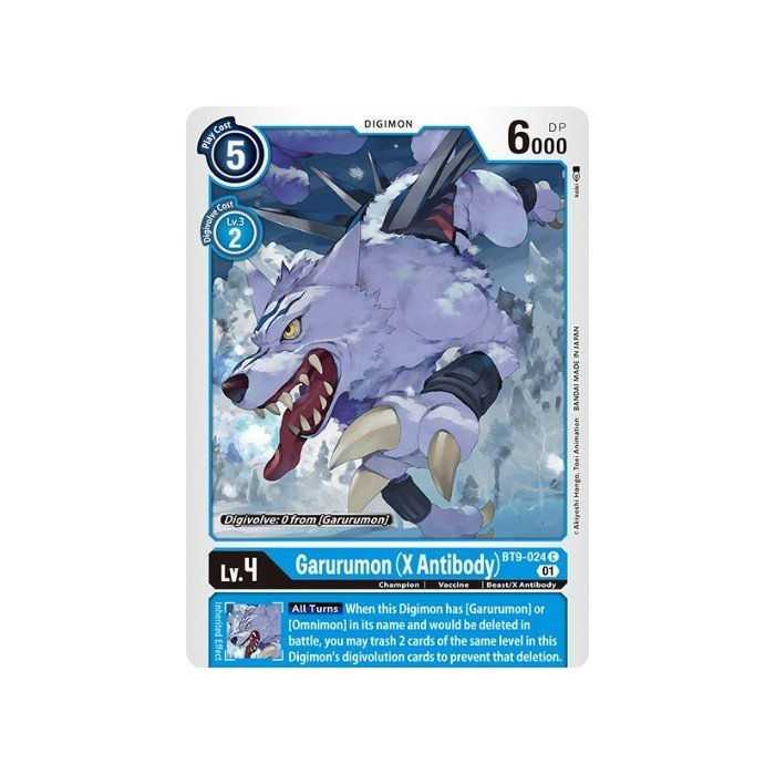 Garurumon (X Antibody) (Common) – BT09 X Record | Carta DIGIMON en México