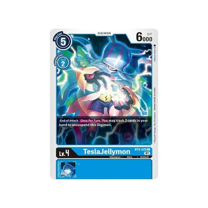 TeslaJellymon (Common) – BT09 X Record | Carta DIGIMON en México