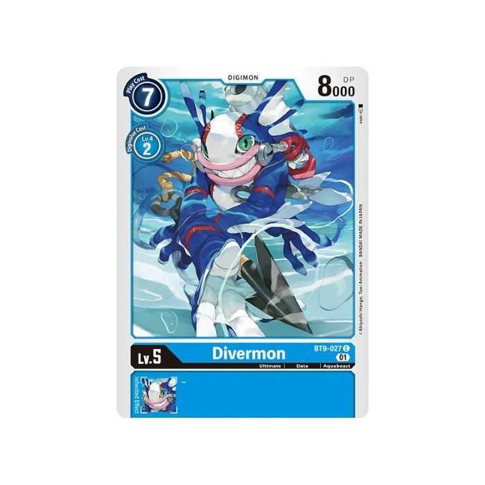 Divermon (Common) – BT09 X Record | Carta DIGIMON en México