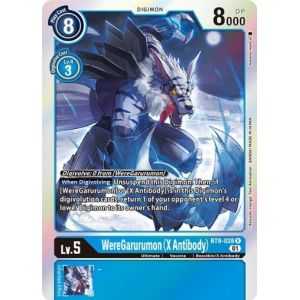 WereGarurumon (X Antibody) (Rare) – BT09 X Record | Carta DIGIMON en México