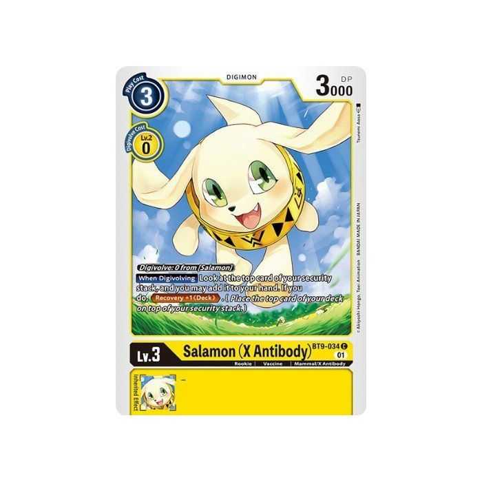 Salamon (X Antibody) (Common) – BT09 X Record | Carta DIGIMON en México