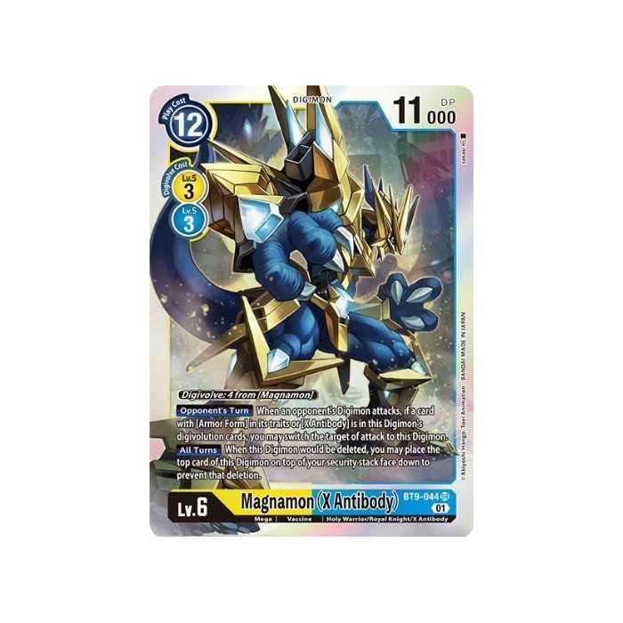Magnamon (X Antibody) (Super Rare) – BT09 X Record | Carta DIGIMON en México