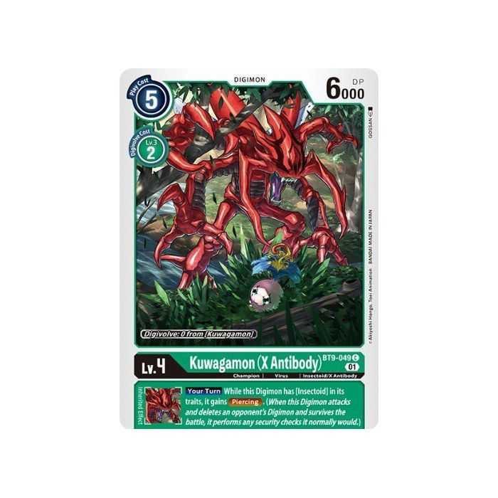 Kuwagamon (X Antibody) (Common) – BT09 X Record | Carta DIGIMON en México