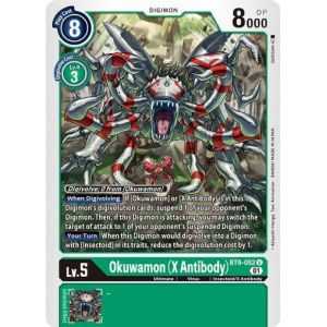 Okuwamon (X Antibody) (Uncommon) – BT09 X Record | Carta DIGIMON en México