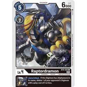 Raptordramon (Common) – BT09 X Record | Carta DIGIMON en México