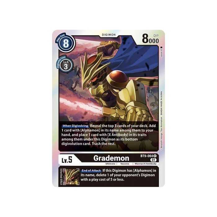 Grademon (Rare) – BT09 X Record | Carta DIGIMON en México