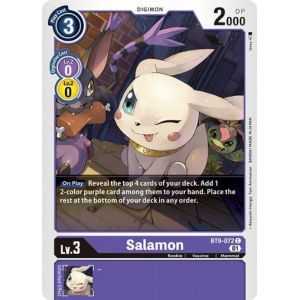 Salamon (Common) – BT09 X Record | Carta DIGIMON en México