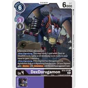 DexDorugamon (Uncommon) – BT09 X Record | Carta DIGIMON en México