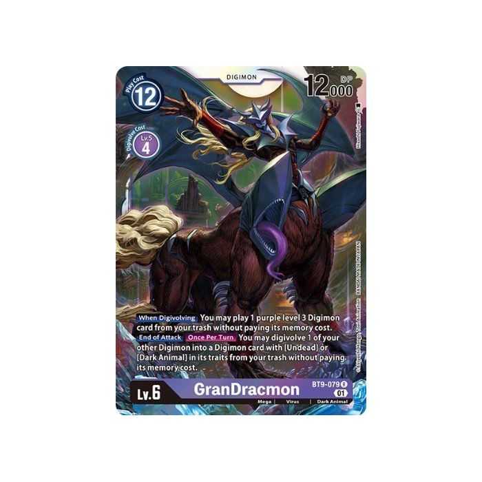 GranDracmon (Rare) – BT09 X Record | Carta DIGIMON en México