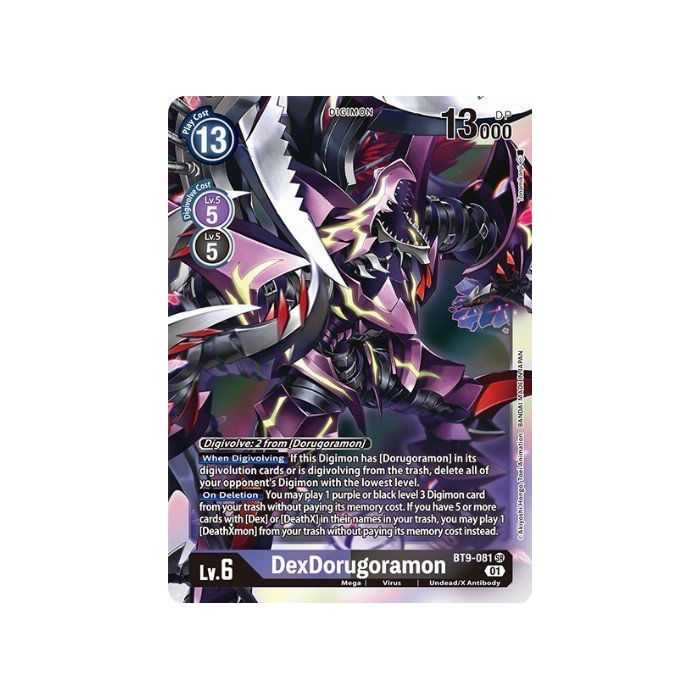 DexDorugoramon (Super Rare) – BT09 X Record | Carta DIGIMON en México