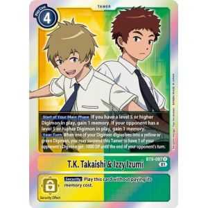 T.K. Takaishi & Izzy Izumi (Rare) – BT09 X Record | Carta DIGIMON en México