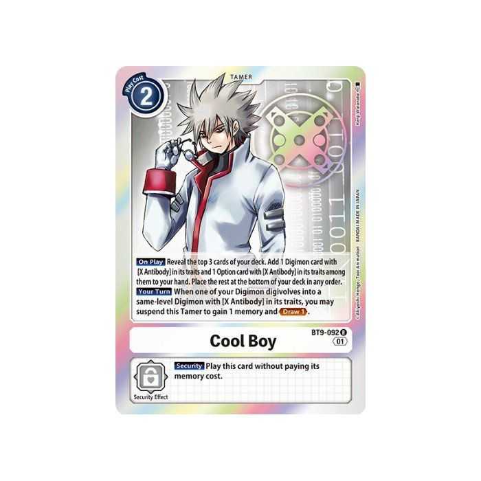 Cool Boy (Rare) – BT09 X Record | Carta DIGIMON en México