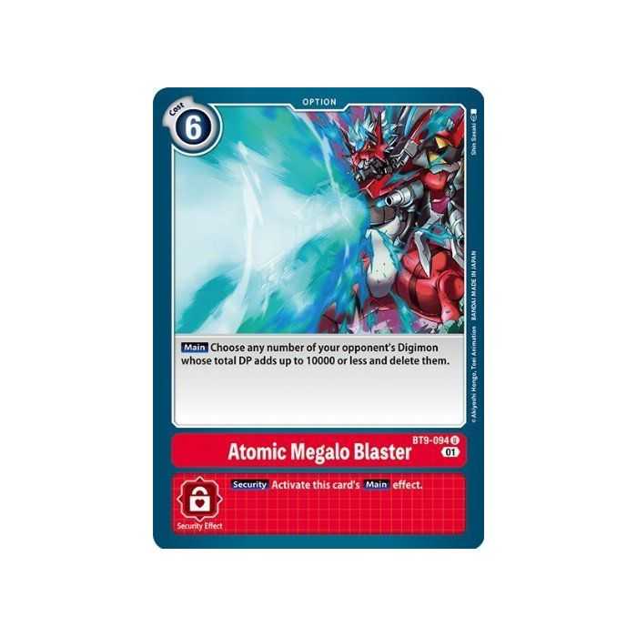 Atomic Megalo Blaster (Uncommon) – BT09 X Record | Carta DIGIMON en México