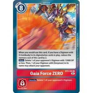 Gaia Force ZERO (Rare) – BT09 X Record | Carta DIGIMON en México
