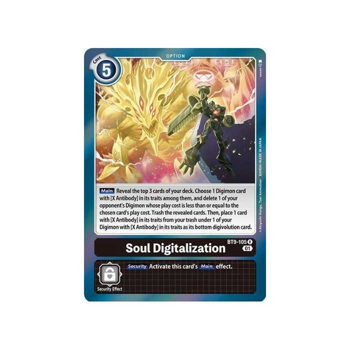 Soul Digitalization (Rare) – BT09 X Record | Carta DIGIMON en México
