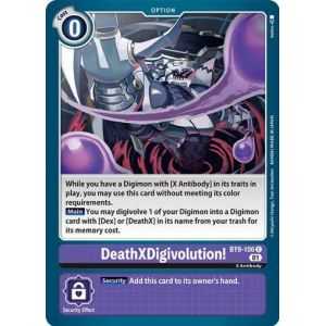 DeathXDigivolution! (Common) – BT09 X Record | Carta DIGIMON en México
