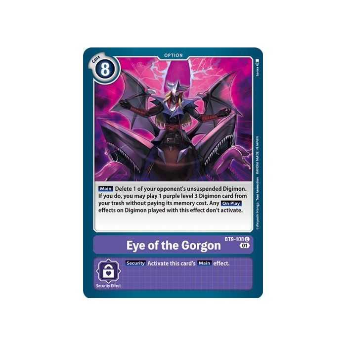 Eye of the Gorgon (Common) – BT09 X Record | Carta DIGIMON en México