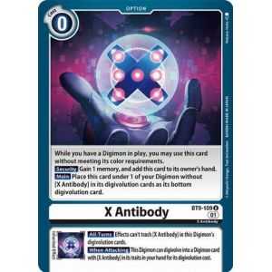 X Antibody (Uncommon) – BT09 X Record | Carta DIGIMON en México