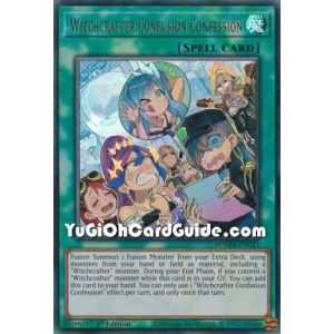 Witchcrafter Confusion Confession (Ultra Rare) – Magnificent Mavens | Carta YUGIOH en México