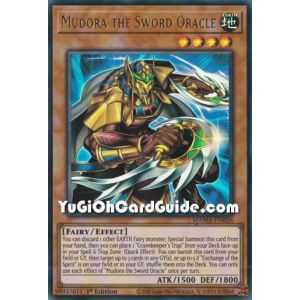 Mudora the Sword Oracle (Ultra Rare) – Magnificent Mavens | Carta YUGIOH en México