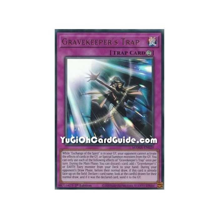 Gravekeeper's Trap (Ultra Rare) – Magnificent Mavens | Carta YUGIOH en México
