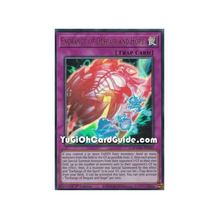 Exchange of Despair and Hope (Ultra Rare) – Magnificent Mavens | Carta YUGIOH en México