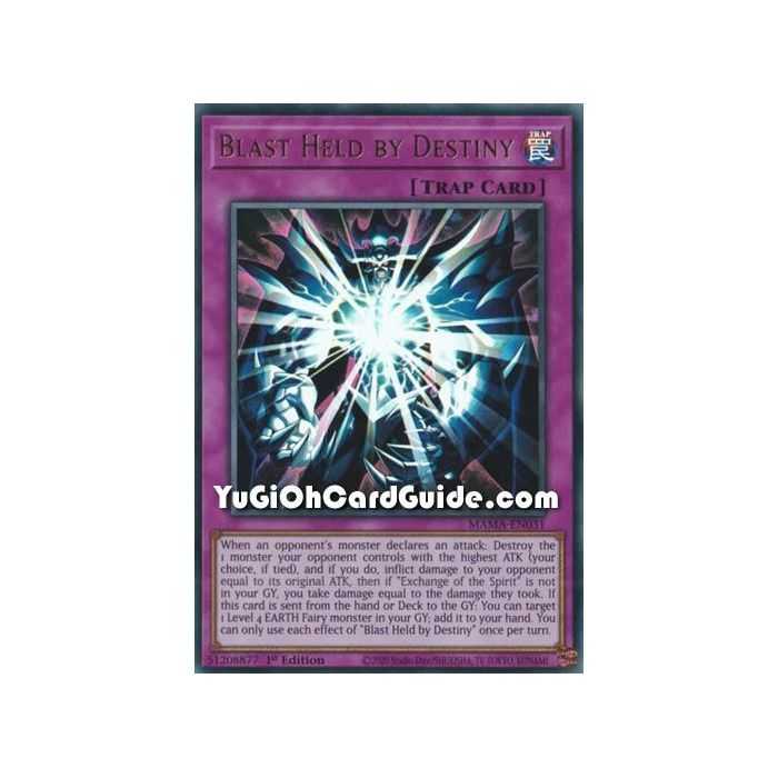 Blast Held by Destiny (Ultra Rare) – Magnificent Mavens | Carta YUGIOH en México
