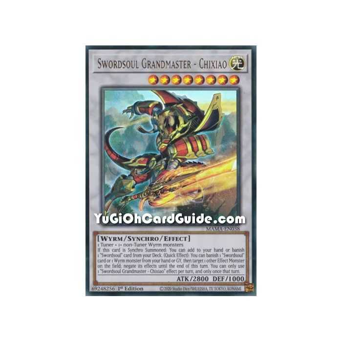 Swordsoul Grandmaster - Chixiao (Ultra Rare) – Magnificent Mavens | Carta YUGIOH en México