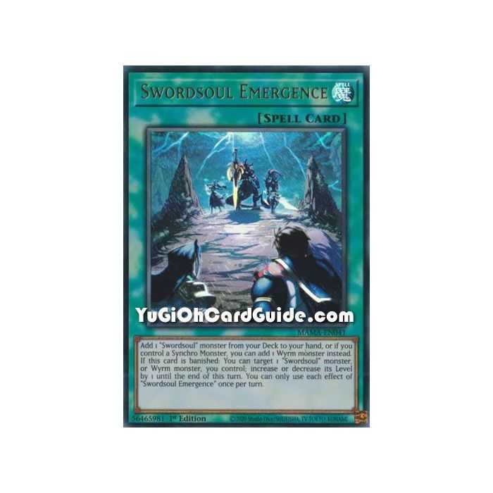 Swordsoul Emergence (Ultra Rare) – Magnificent Mavens | Carta YUGIOH en México