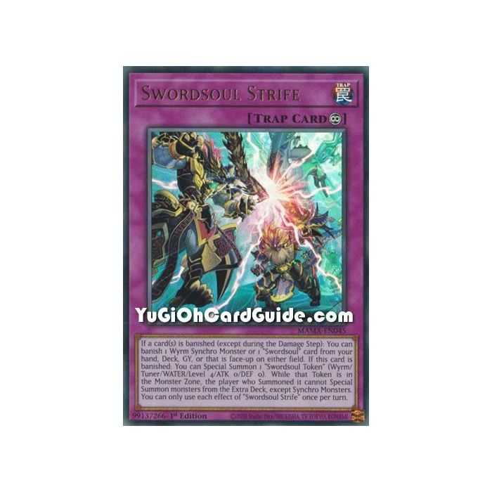 Swordsoul Strife (Ultra Rare) – Magnificent Mavens | Carta YUGIOH en México