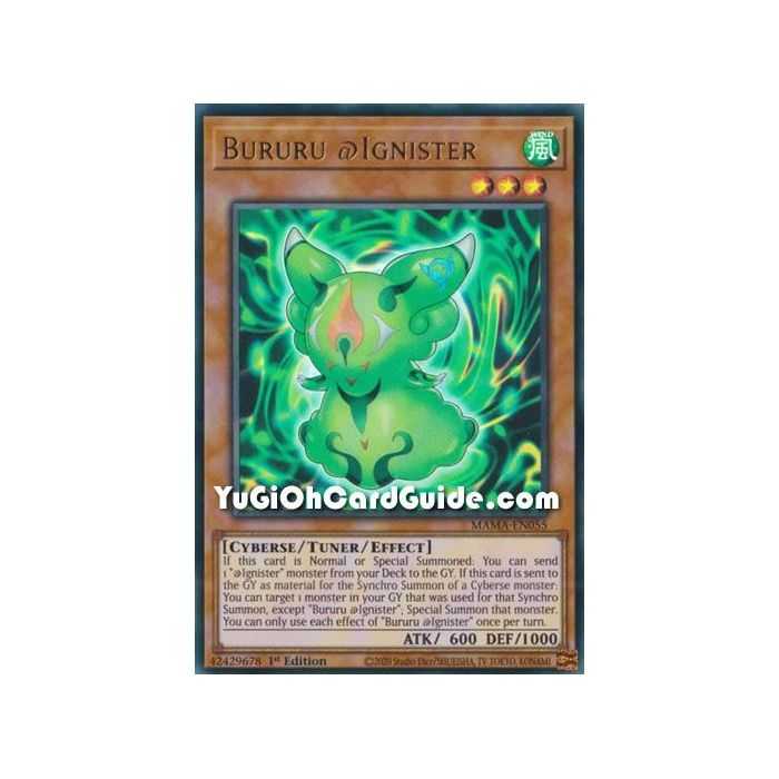 Bururu @Ignister (Ultra Rare) – Magnificent Mavens | Carta YUGIOH en México