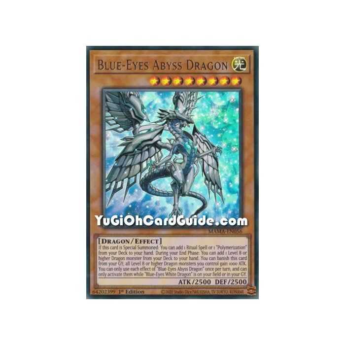 Blue-Eyes Abyss Dragon (Ultra Rare) – Magnificent Mavens | Carta YUGIOH en México