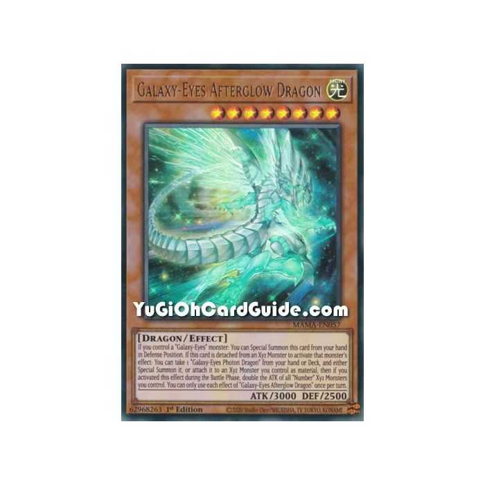 Galaxy-Eyes Afterglow Dragon (Ultra Rare) – Magnificent Mavens | Carta YUGIOH en México