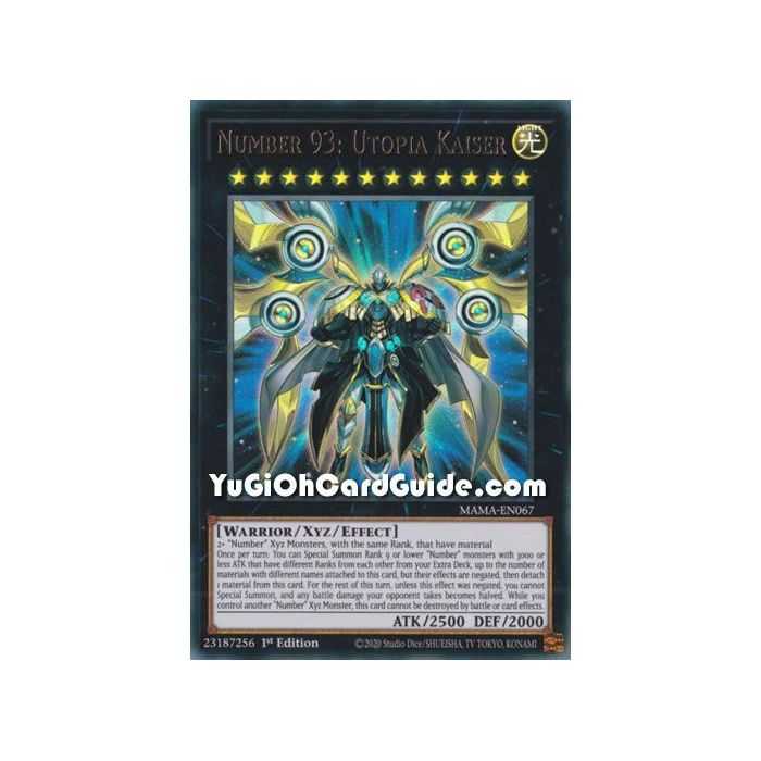 Number 93: Utopia Kaiser (Ultra Rare) – Magnificent Mavens | Carta YUGIOH en México