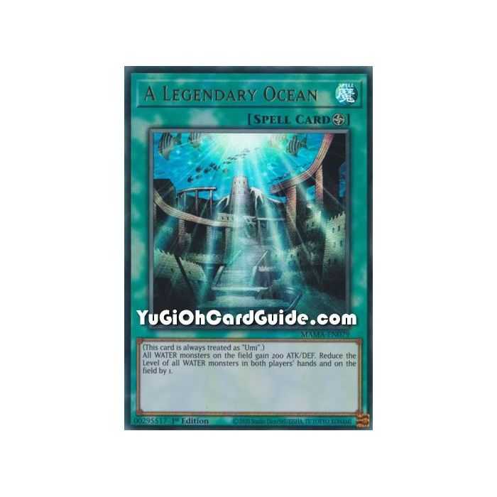 A Legendary Ocean (Ultra Rare) – Magnificent Mavens | Carta YUGIOH en México
