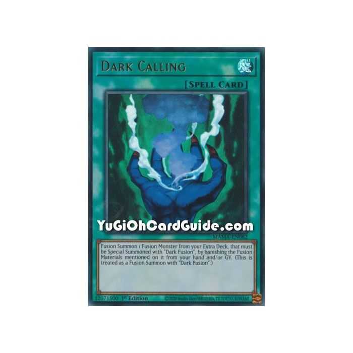 Dark Calling (Ultra Rare) – Magnificent Mavens | Carta YUGIOH en México