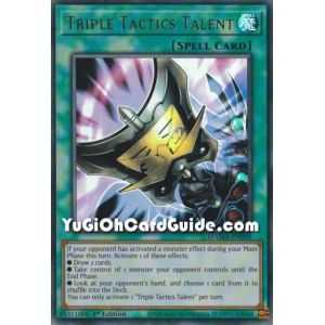Triple Tactics Talent (Ultra Rare) – Magnificent Mavens | Carta YUGIOH en México