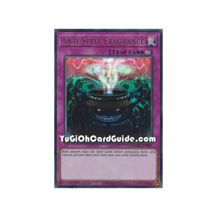 Anti-Spell Fragrance (Ultra Rare) – Magnificent Mavens | Carta YUGIOH en México